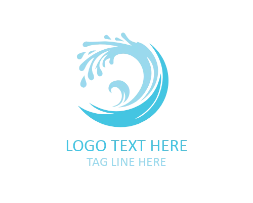 Water Splash Shield Logo