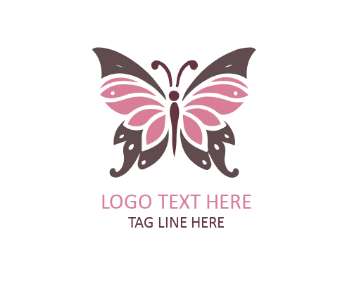 Watercolor Butterfly Logo