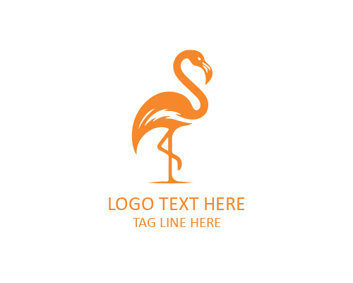  Watercolor Flamingo Logo for Artistic and Creative Brands