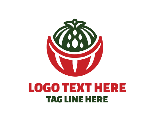  Watermelon Pattern Summer Fruit Logo