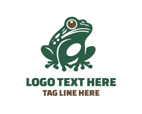  Waving Frog  Logo