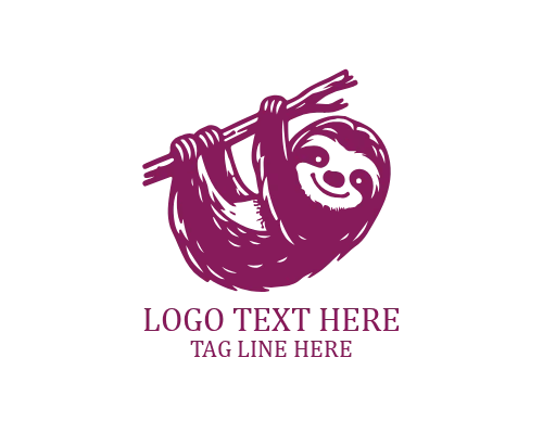 Waving Sloth Logo
