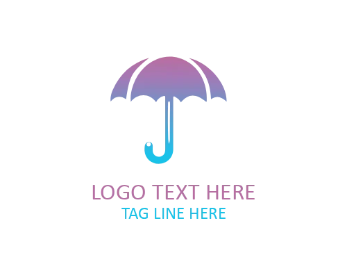 Weather Umbrella Logo Icon