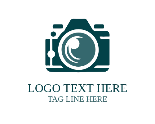 Wedding Photography Camera Logo