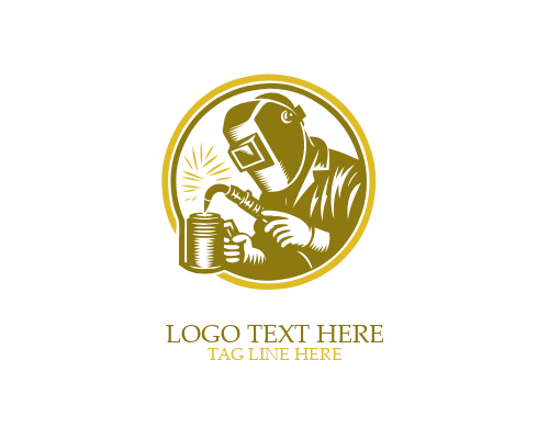  Welding Mask Sparks Logo
