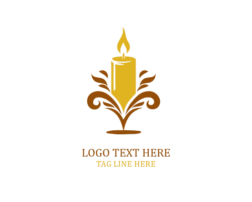 Wellbeing Light Candle Logo