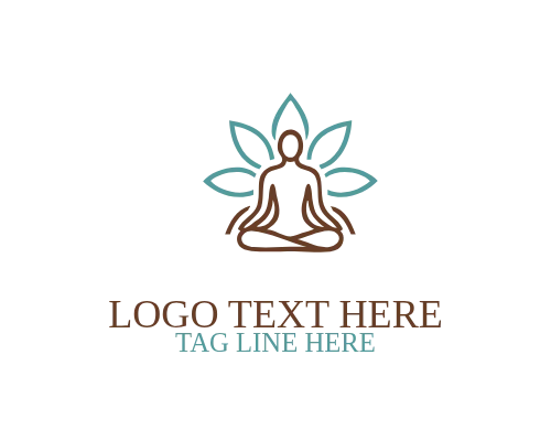 Floral Wellness Yoga Logo