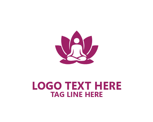 Lotus Wellness Yoga Logo