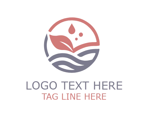 Wellness Wave Flow Logo for Relaxation and Therapy Branding