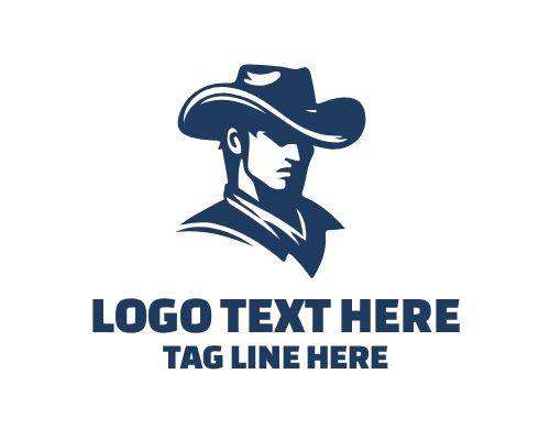 Western Cowboy Horse Logo