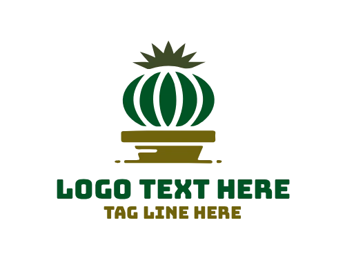 Western Desert Cactus Vintage Logo