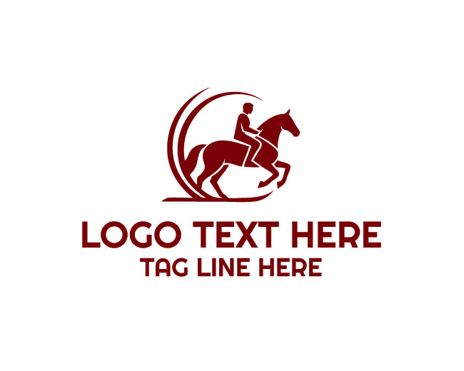  Western Horse Riding Logo