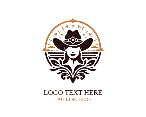 Western Power Cowgirl Logo