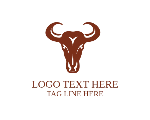 Western Style Cowboy Farmer Emblem Logo