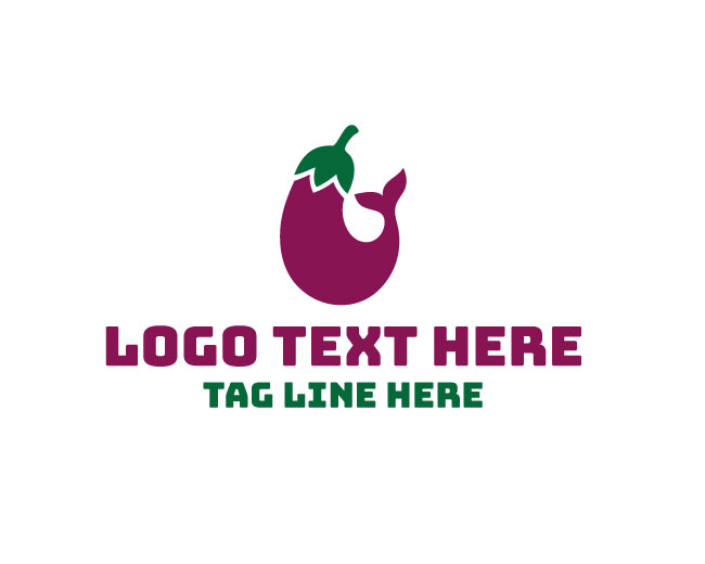 Whale Eggplant Logo