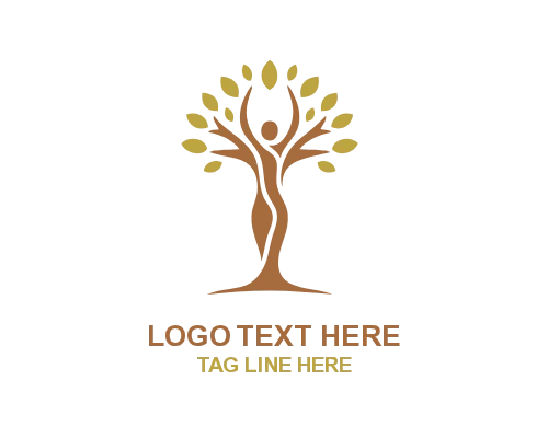 Wholeness Human Tree Logo