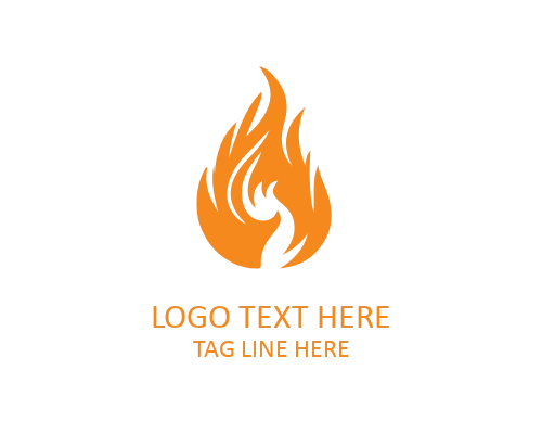 Wild Fire Flame Logo for Bold and Outdoor Brands logo template preview