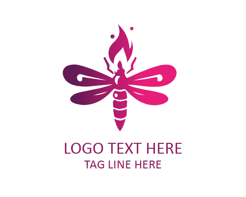 Wild Nature Firefly Logo for Forest and Outdoor Brands