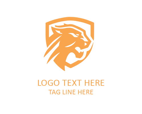 Wild Panther Face Logo
