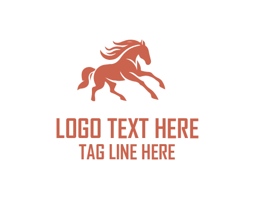 Wild Spirit Linear Horse Logo