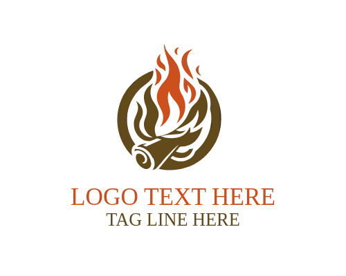 Wildfire Flame Logo Concept