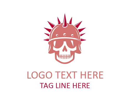WildFire Punk Skull Logo