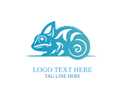 Wildlife Chameleon Logo for Nature and Animal Brands