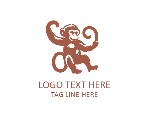 Wildlife Monkey Logo Design