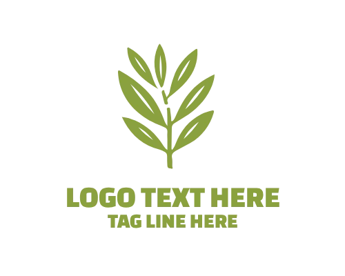 Wind Flow Olive Tree Logo