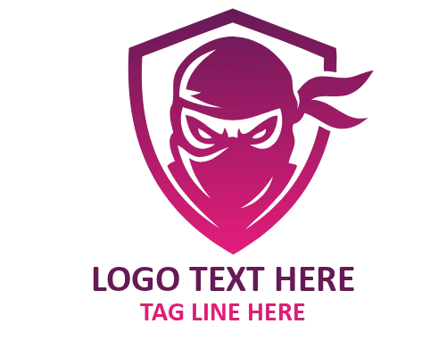 Windblade Ninja Mascot Logo