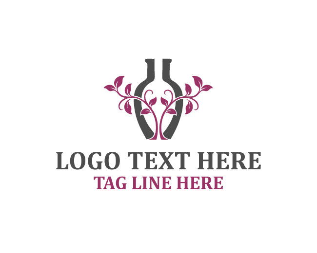  Wine Flower Embrace Logo