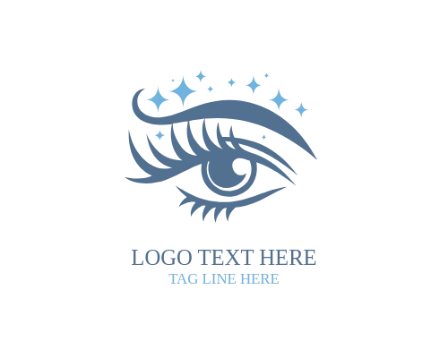 Winged Eye Lashes Logo
