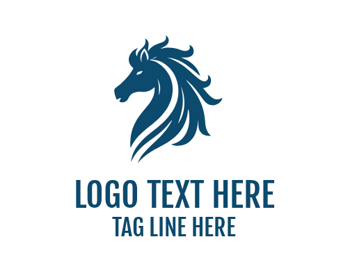 Winged Pegasus Emblem Logo
