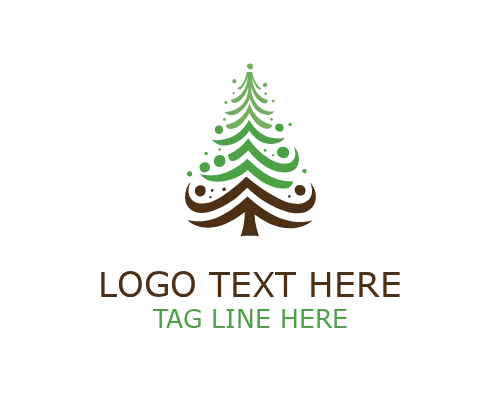 Winter Cabin Christmas Logo for Cozy Holiday and Festive Branding