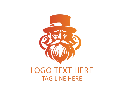 Wise Old Man Circle Logo for Unity and Wholeness
