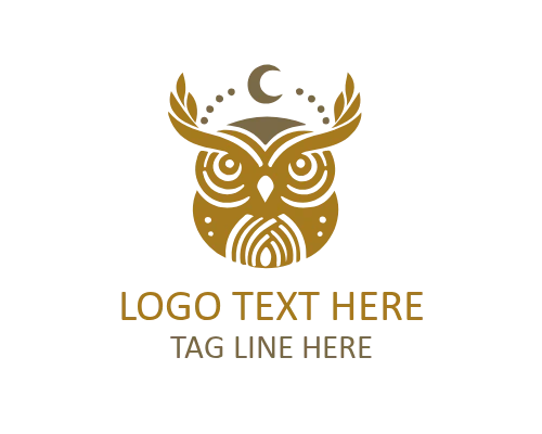 Wise Owl Holding Ancient Keys Logo