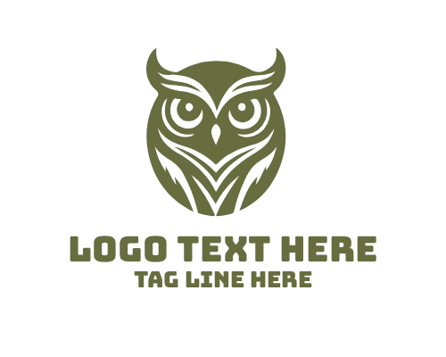 Wise Owl Illuminated by Scroll and Light Logo