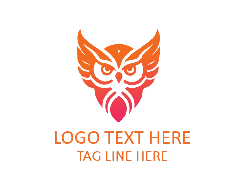  Wise Owl Illuminated on Globe Logo
