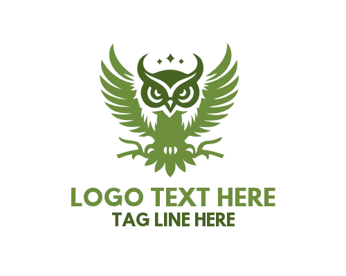 Wise Owl Illuminating Globe Logo