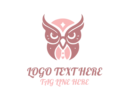 Wise Owl Minimal Line Logo