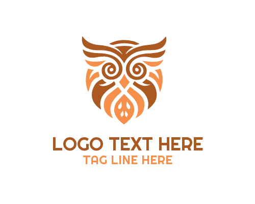 Wise Owl Minimal Line Logo