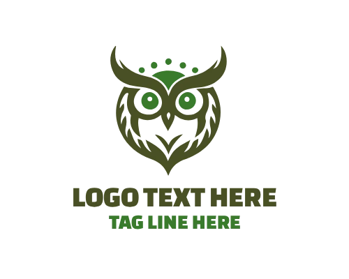 Wise Owl on Ancient Column Logo