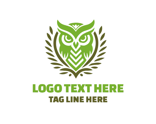 Wise Owl on Historic Scroll Logo