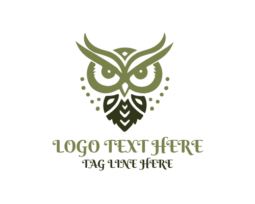 Wise Owl Reading Celestial Scroll Logo