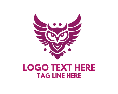 Wise Owl Studying by Scroll and Light Logo