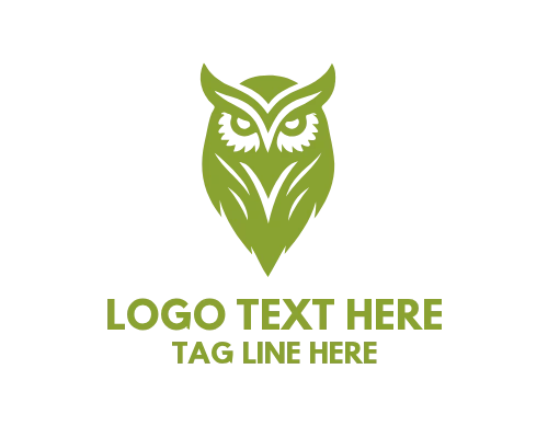 Wise Owl Surrounded by Books Logo