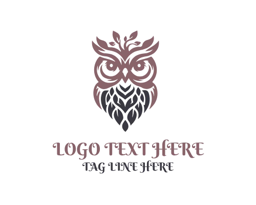 Wise Owl Wearing Academic Cap Logo