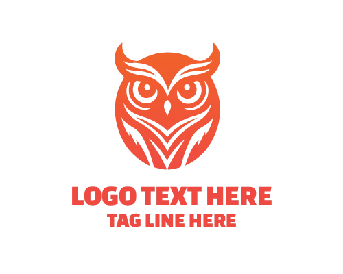 Wise Owl with Ancient Map Knowledge Logo