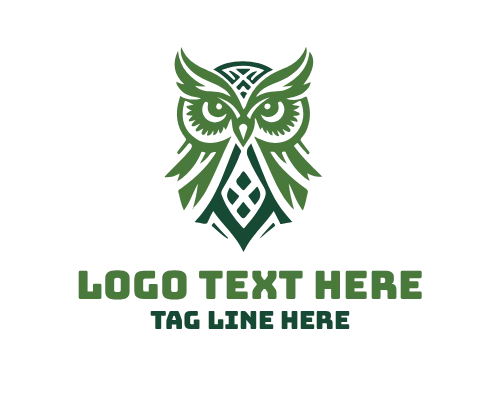  Wise Owl with Candle Night Study Logo