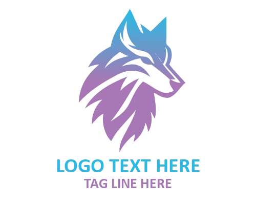 Wolf Shield Mascot Logo